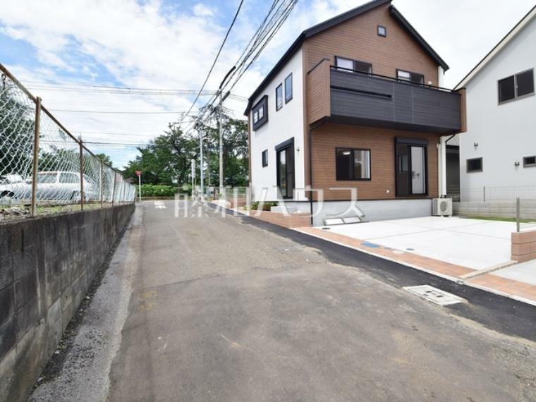 現況写真 接道状況および現場風景　【小金井市梶野町3丁目】