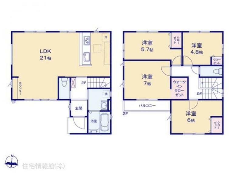 間取り図 図面と異なる場合は現況を優先