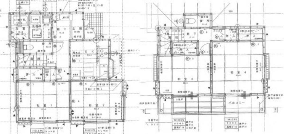 間取り図 全居室6帖以上の開放感、快適なライフスタイルを。