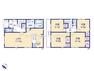 間取り図 4号棟間取図:水廻りが集中した間取設計。家事動線良好なお住まいです。