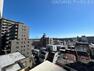 眺望 バルコニーからの眺望です。天気の良い日は青空が広がります。
