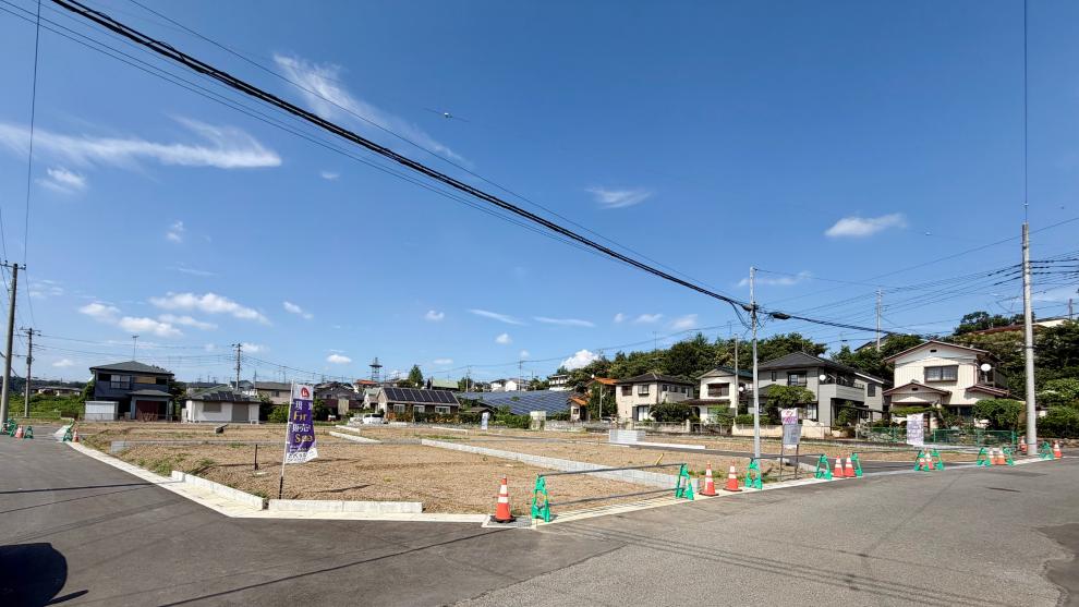 2026.09　現地南西側より全景（南西角:3号区画）