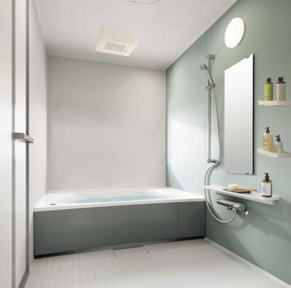 日常の疲れを癒やすここちのよいユニットバスお手入れが簡単になる工夫が凝らされているため手間をかけずに清潔さを保てます