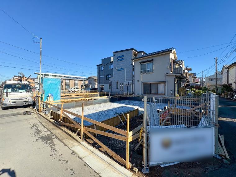 【外観-4号棟-】JR埼京線・武蔵野線の2路線利用可能な『武蔵浦和』駅徒歩14分の好立地。 デザイン性の高い、全4棟となっております。