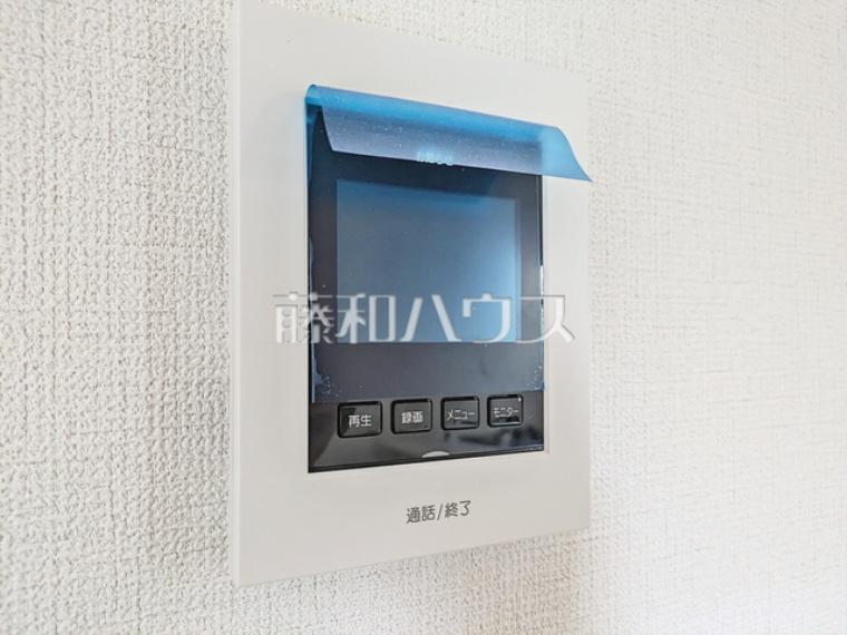2号棟　TVモニター付インターホン　【小平市小川町1丁目】 不在時の訪問者が一目でわかる、録画機能付きTVモニターホン