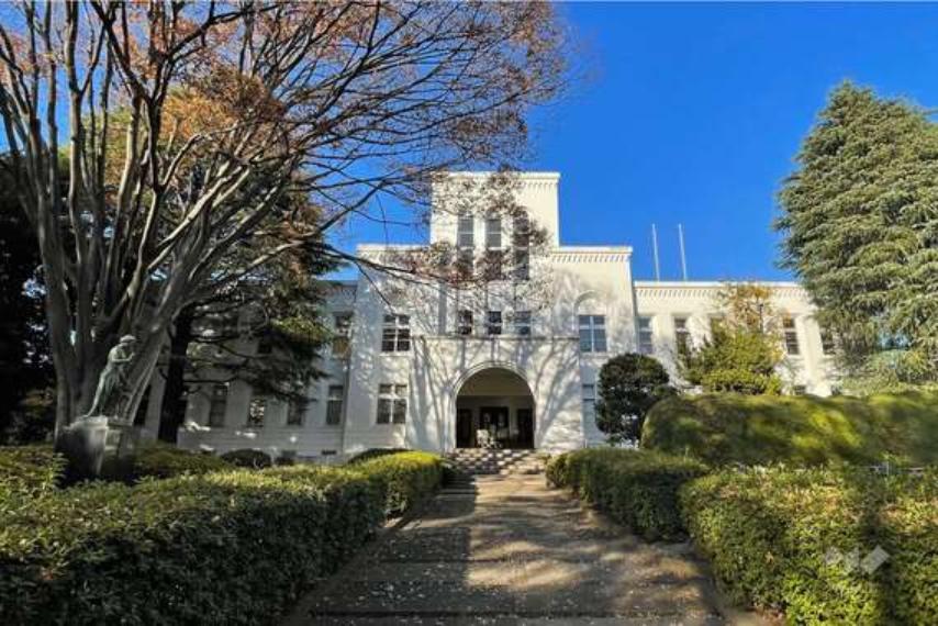 中央公園文化センターの外観（約398m）