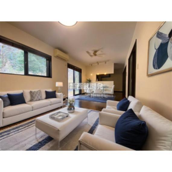 【配置してある家具や小物はCGによるイメージです。】LDK17.5帖