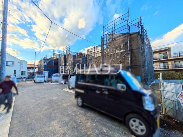 接道状況および現場風景　【日野市三沢】