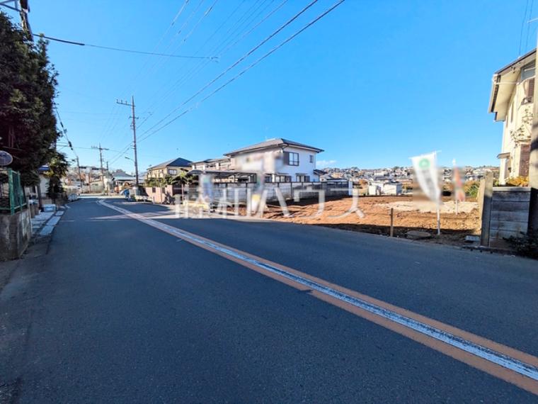 接道状況および現場風景　【東村山市多摩湖町1丁目】