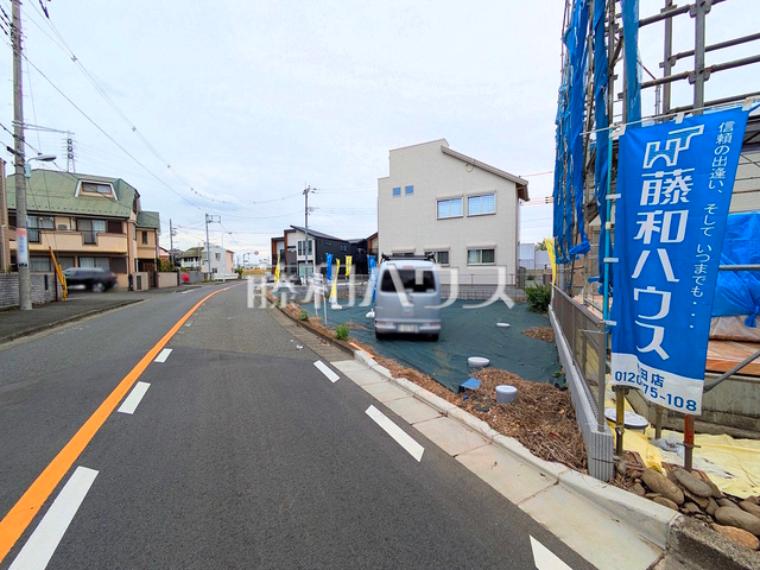 接道状況および現場風景　【日野市大字日野】