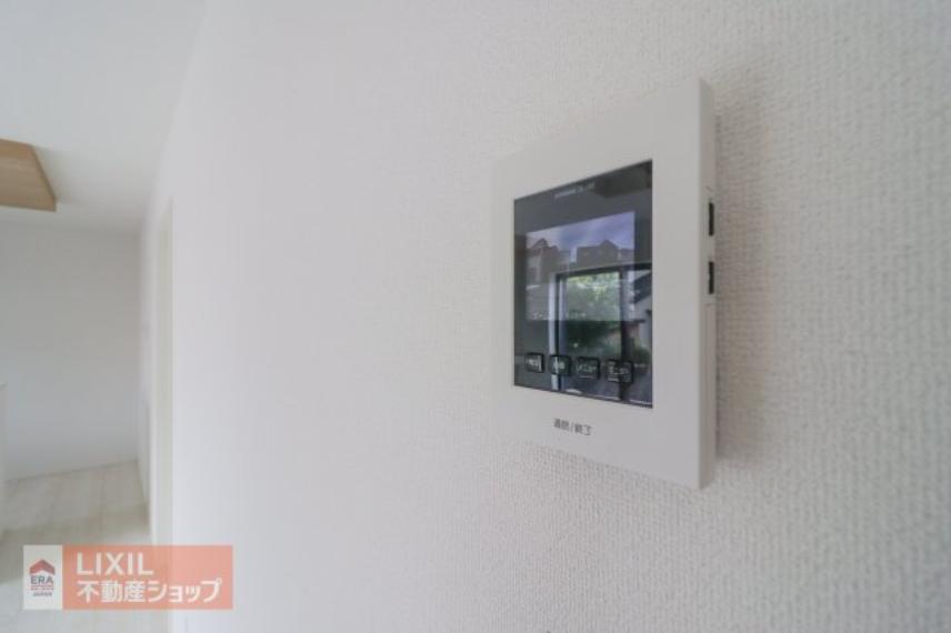 【TVインターホン】現地完成写真。カラーTVインターホン。