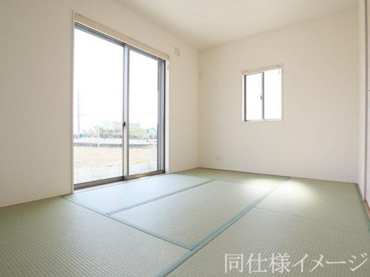 ＼同仕様写真/い草香る畳スペースは、使い方色々！客室やお布団で寝るときにぴったりの空間ですね。