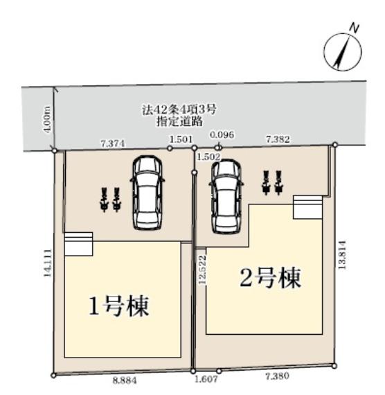 対象地/2号棟 東武アーバンパークライン「南桜井」駅徒歩13分！駐車1台可（車種による）！
