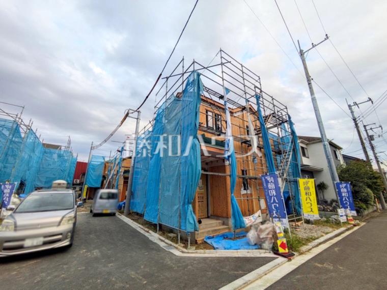接道状況および現場風景　【狛江市駒井町3丁目】