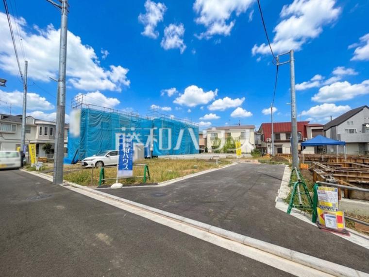 接道状況および現場風景　【狛江市駒井町3丁目】