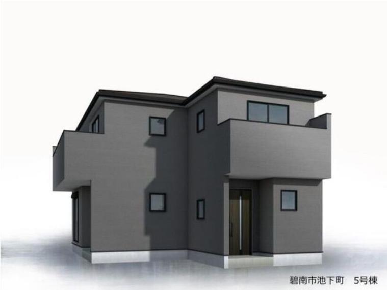 モダンでシックな外観が魅力の住宅！街並みに溶け込む外観は、主張し過ぎず、また平凡になり過ぎず絶妙なコントラストで輝きを放ちます。