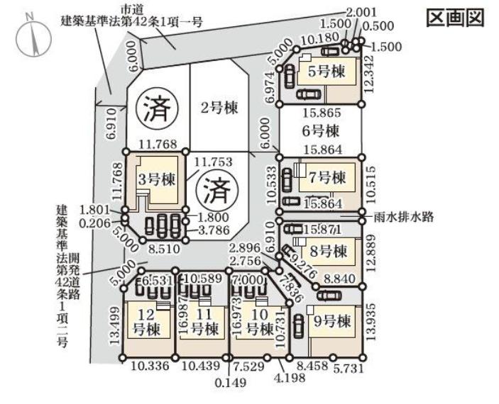 【区画図】全12棟