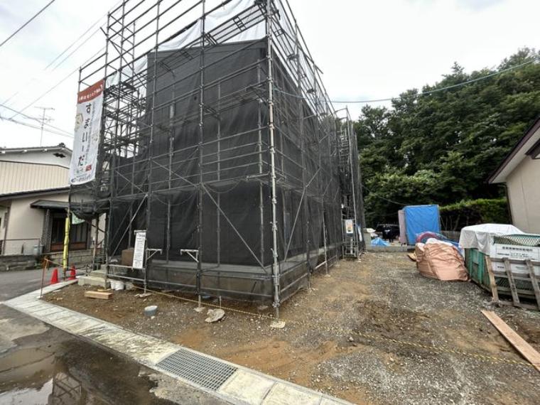 建築中の今がチャンス！この機会に是非お問い合わせください。（8月1日撮影写真）