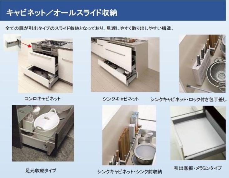 使いやすいスライド収納