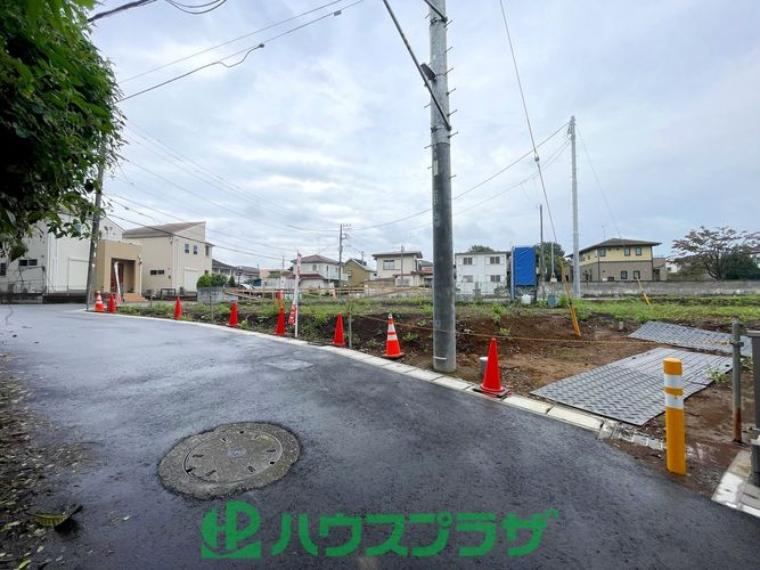 【前面道路】西側公道約4.85mです（2026.9月撮影）