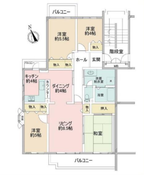 ライトタウン茅ヶ崎２号棟の外観