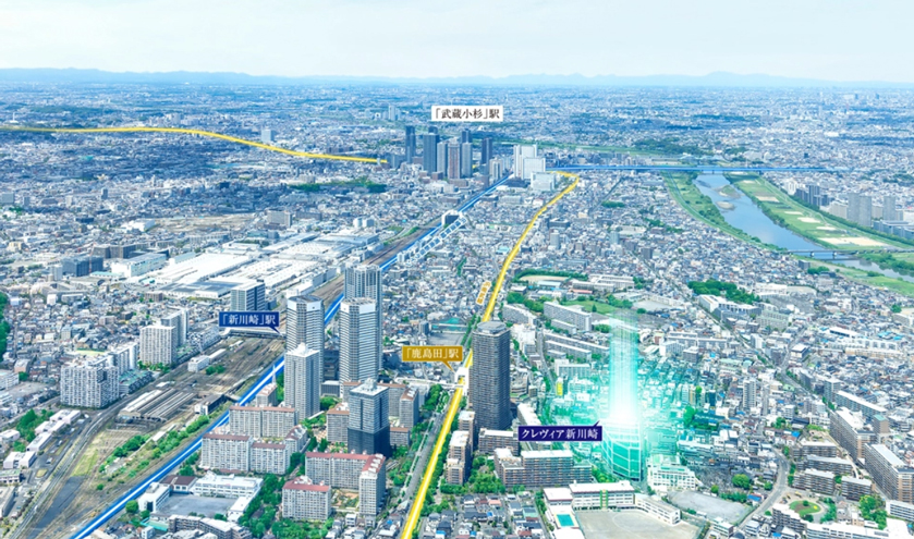現地周辺の写真（2024年4月撮影）にCGを合成したもので実際とは異なります