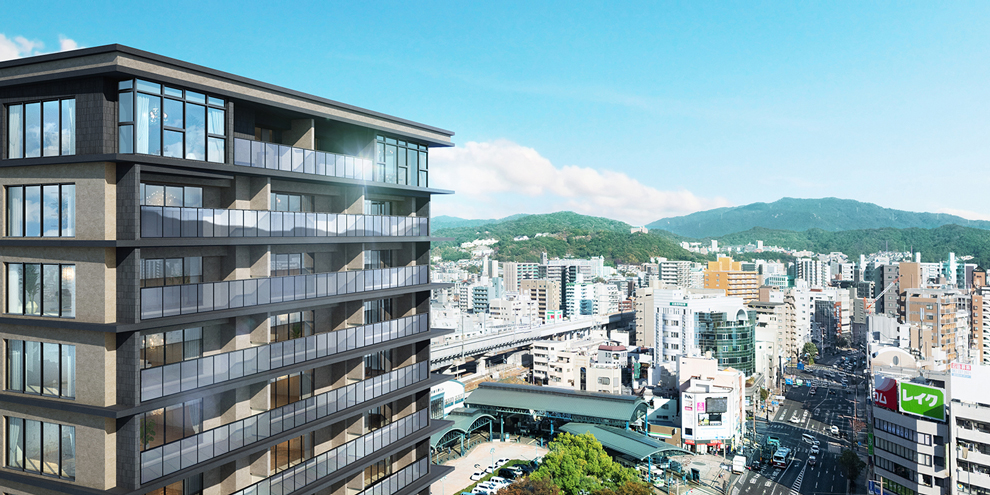 ザ・ライオンズ横川のメイン画像 | 現地周辺の写真（2023年11月撮影）に完成予想CGを合成したもので実際とは異なります