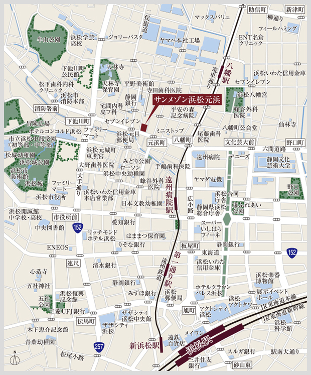 現地案内図