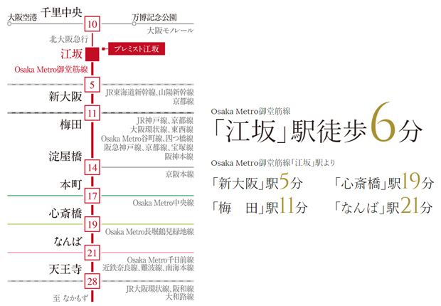 Yahoo 不動産 プレミスト江坂 Osakametro御堂筋線 江坂 駅 徒歩6分 新築マンション 分譲マンション