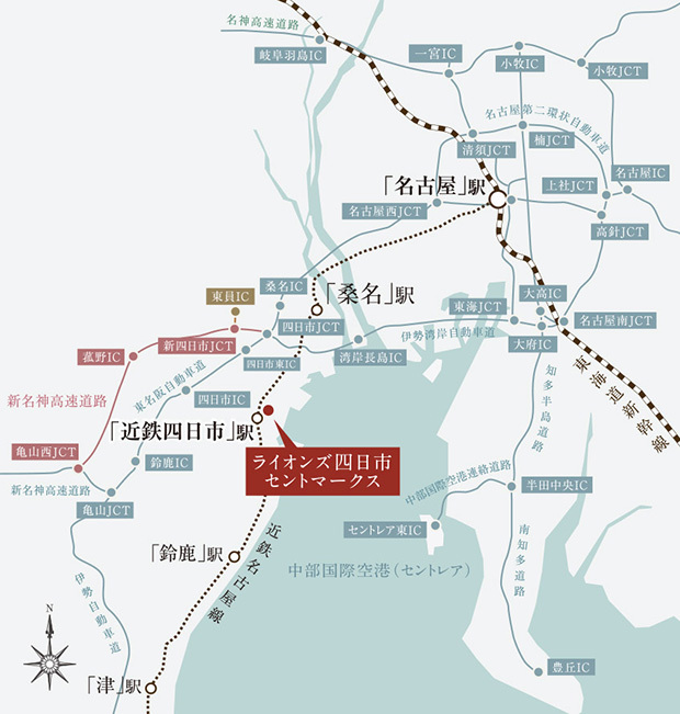 Yahoo 不動産 ライオンズ四日市セントマークス 近鉄名古屋線 近鉄四日市 駅 徒歩3分 新築マンション 分譲マンション