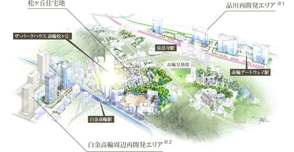 Yahoo 不動産 ザ パークハウス 高輪松ヶ丘 東京メトロ南北線 白金高輪 駅 徒歩4分 出口より 新築マンション 分譲マンション