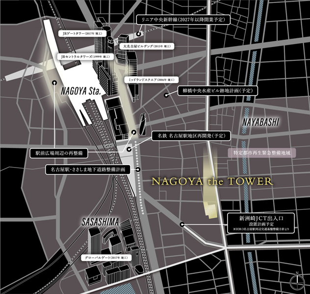 Yahoo 不動産 Nagoya The Tower 関西本線 Jr東海 名古屋 駅 徒歩13分 ミヤコ地下街4番出入口徒歩8分 新築マンション 分譲マンション