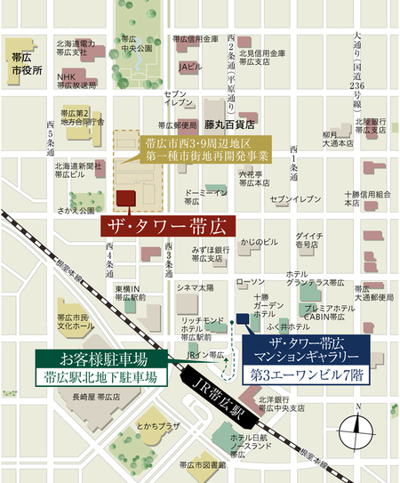 モデルルーム地図