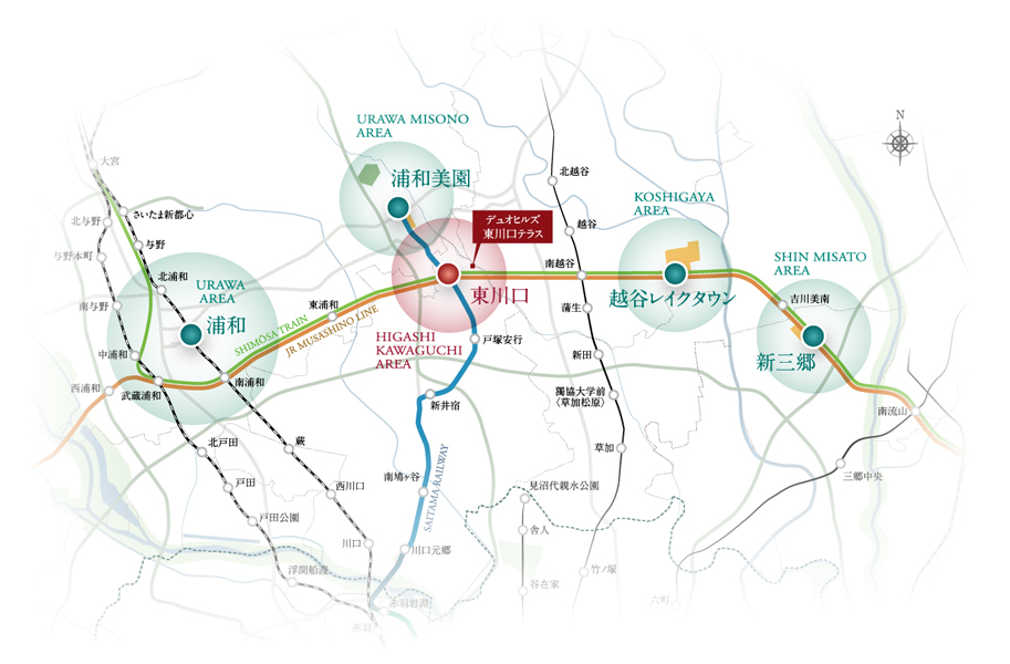 Yahoo 不動産 デュオヒルズ東川口テラス 武蔵野線 東川口 駅 徒歩8分 新築マンション 分譲マンション