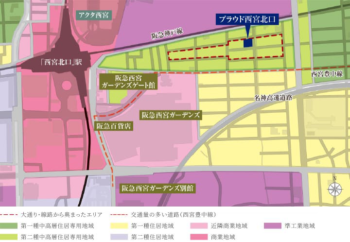 Yahoo 不動産 プラウド西宮北口 阪急神戸本線 西宮北口 駅 徒歩8分 新築マンション 分譲マンション