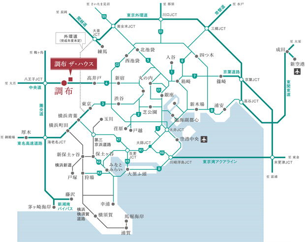 Yahoo 不動産 調布ザ ハウス 京王線 調布 駅 徒歩9分 東口より 新築マンション 分譲マンション