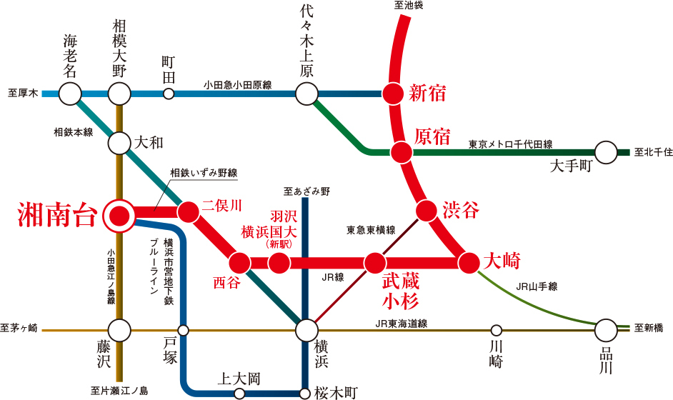 Yahoo 不動産 ブランズ湘南台 小田急江ノ島線 湘南台 駅 徒歩8分 出口aより 新築マンション 分譲マンション