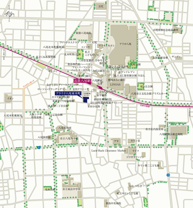 Yahoo 不動産 プラウド八尾東本町 近鉄大阪線 近鉄八尾 駅 徒歩2分 新築マンション 分譲マンション