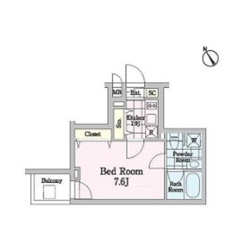 クロノガーデン神楽坂 東京都新宿区白銀町 (10.8万円／1K (洋室7.6 K1.9)／25.43㎡)｜賃貸物件(賃貸マンション・アパート・一戸建て)の住宅情報・お部屋探しならYahoo!不動産