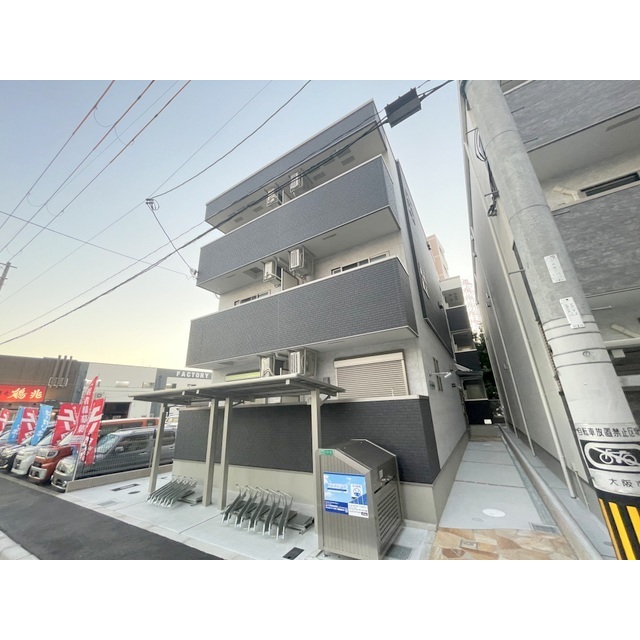 長原駅より徒歩2分 築2年 3階建の賃貸物件