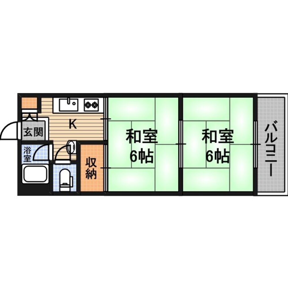 マンション華 大阪府大阪市東淀川区大隅2丁目 (4万円／2DK (和室6 和室6 K3)／30㎡)｜賃貸物件(賃貸マンション・アパート・一戸建て)の住宅情報・お部屋探しならYahoo!不動産
