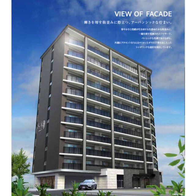 西大路駅より徒歩13分 新築 11階建の賃貸物件