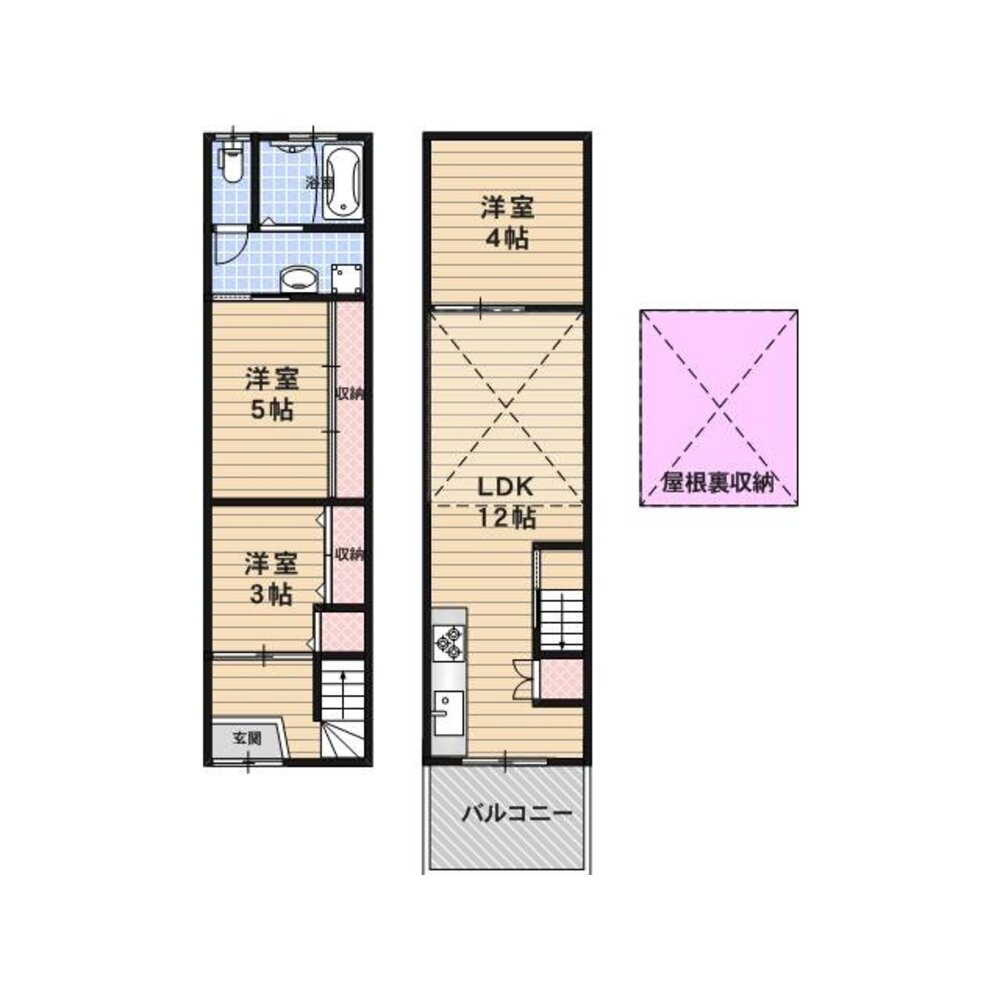 久世上久世町貸家 京都府京都市南区久世上久世町 (6.8万円／3LDK (洋室3 洋室4 洋室5 LDK12)／58㎡)｜賃貸物件(賃貸マンション・アパート・一戸建て)の住宅情報・お部屋探し