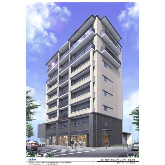 森下駅より徒歩12分 新築 8階建の賃貸物件