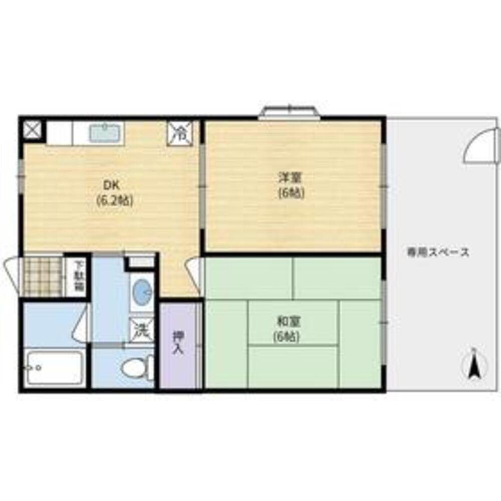 サンライズシティB 東京都江戸川区春江町4丁目 (7.6万円／2DK (和 6 洋 6 DK 6.2)／39.51㎡)｜賃貸物件(賃貸マンション・アパート・一戸建て)の住宅情報・お部屋探しなら