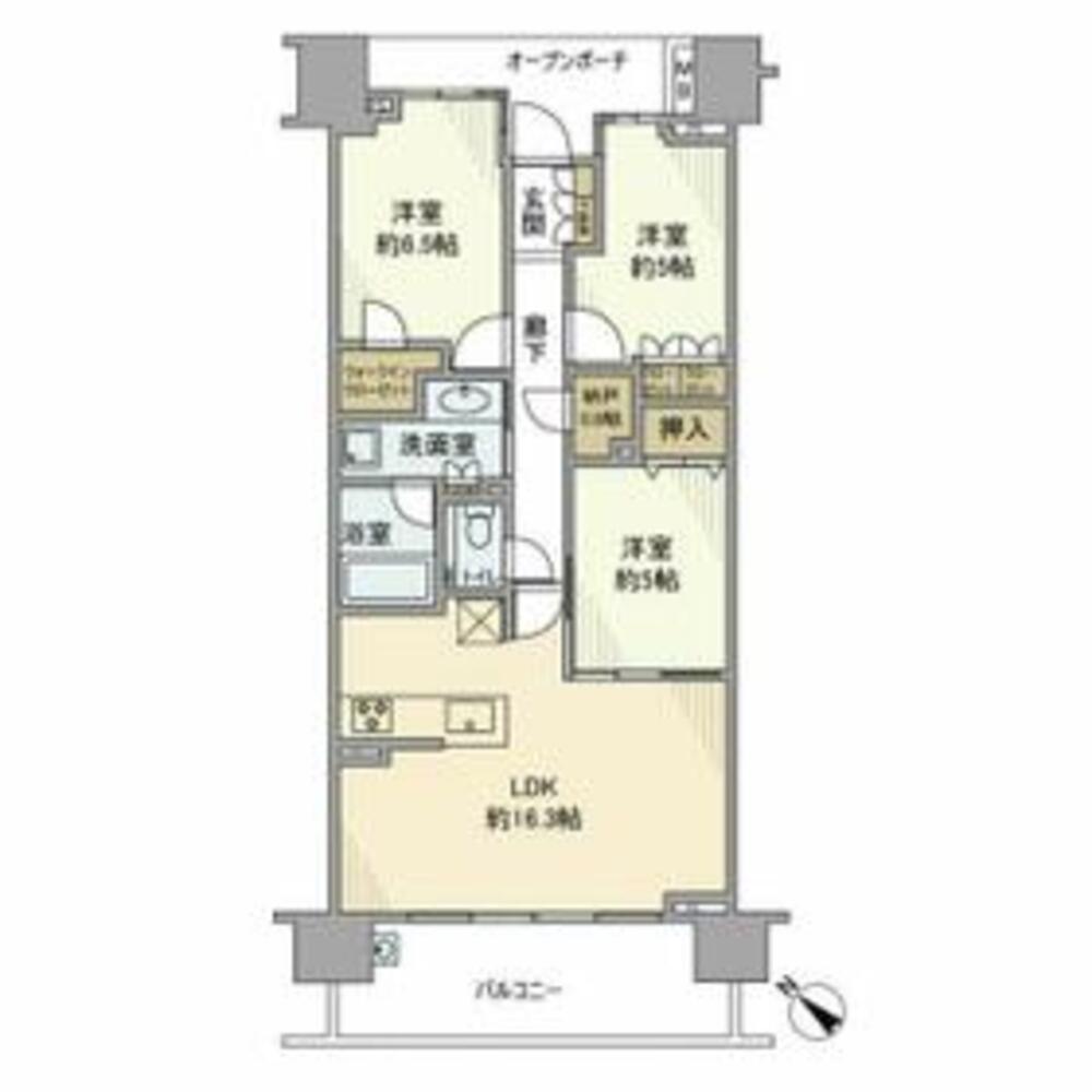 プラウドシティ加賀学園通り 東京都板橋区加賀1丁目 (25.5万円／3LDK (LDK16．3、洋5、洋5、洋6．5)／74.25㎡)｜賃貸物件(賃貸マンション・アパート・一戸建て)の住宅情報